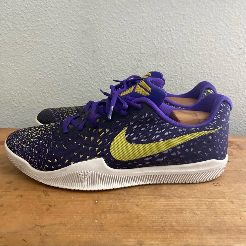 Nike Kobe Mamba Instinct Rage Court Fierce Purple Mens Sneakers 11.5 852473-500 - Picture 7 of 13